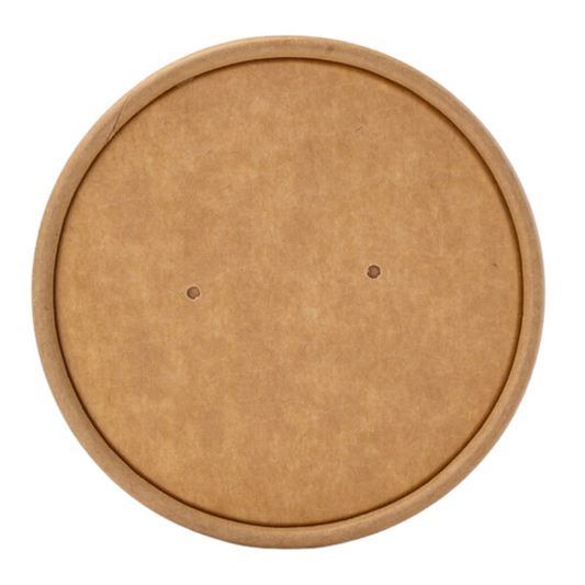 Couvercle pour Pot à Soupe Kraft 240 et 360 ml - Lot de 300