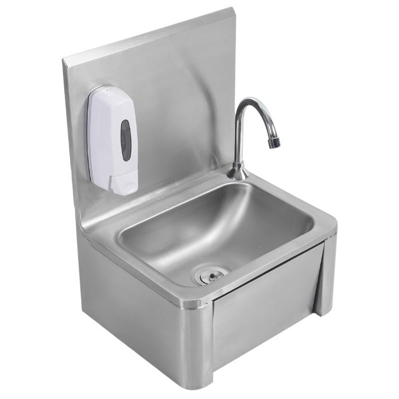 Lave Mains à Commande Fémorale en Inox - vue 5