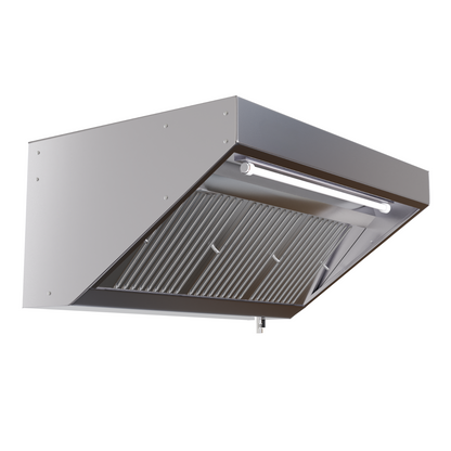 Hotte Snack Profondeur 700 avec Led et Sans Moteur -  Longueur 1800 - vue 3