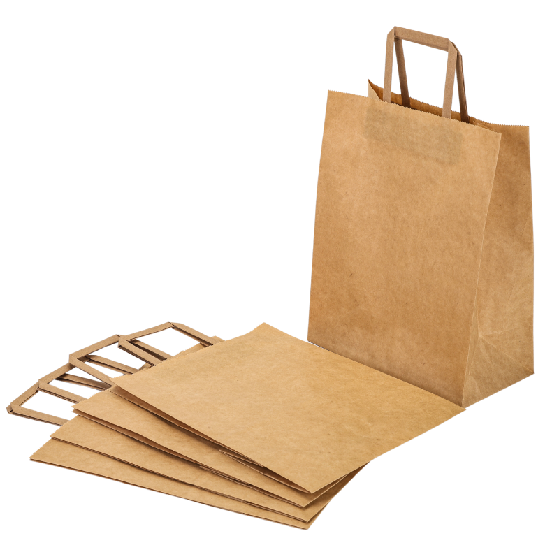 Sac Cabas Kraft 26 x 14 x 33 cm - Lot de 250 - vue 7