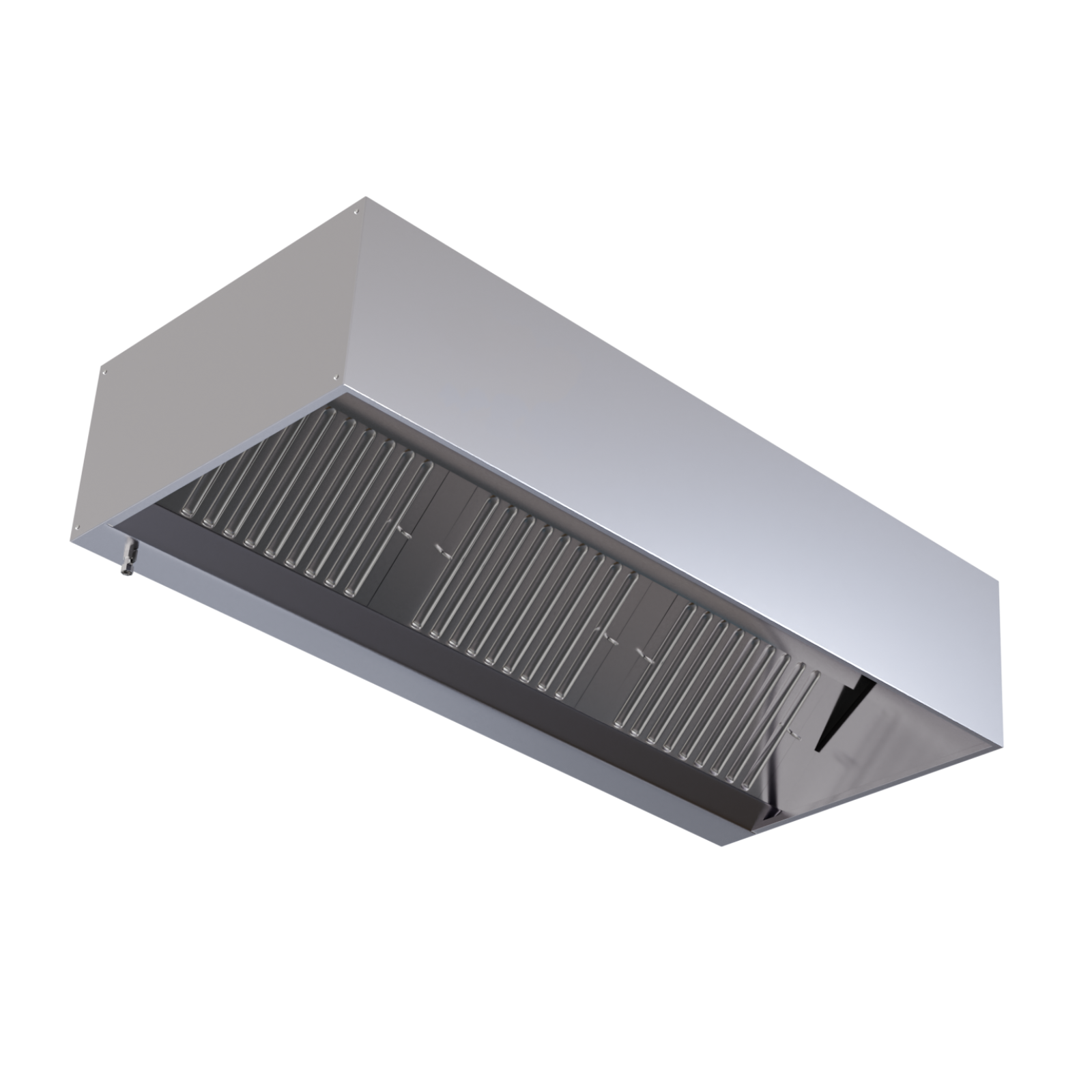 Hotte Cubique 900 avec Led et Sans Moteur - Longueur 1800 - vue 5