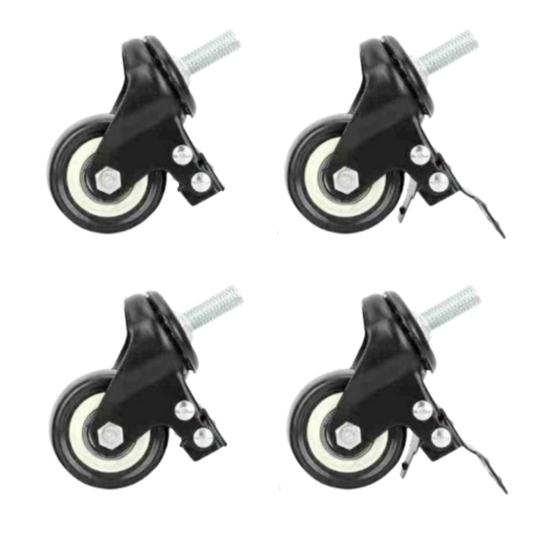 Roues pour Tables Inox et Plonges - Lot de 4