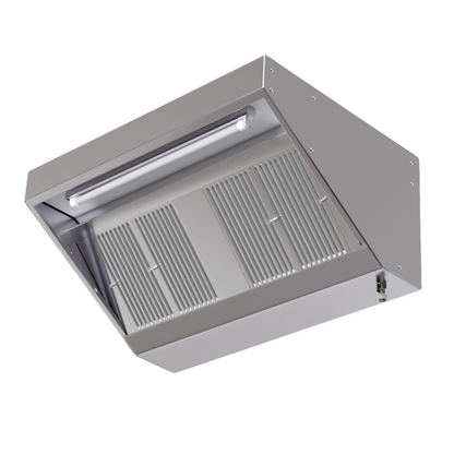 Hotte Snack Profondeur 900 avec Led et Sans Moteur -  Longueur 1200 - vue 2