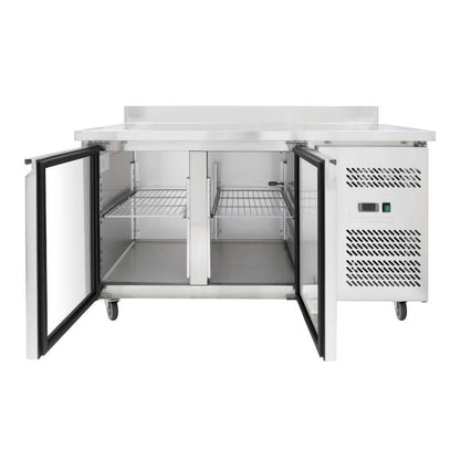 Table Réfrigérée 2 Portes GN1/1 - Profondeur 700 avec Dosseret - vue 4