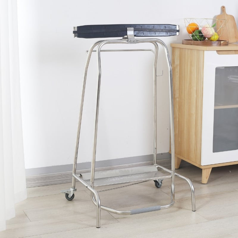 Porte Sac Poubelle Inox - 110 L - vue 10