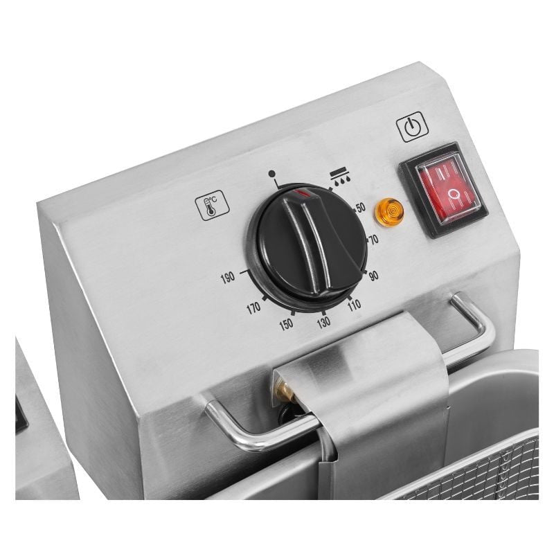 Friteuse Professionnelle 2 x 4 L - vue 3