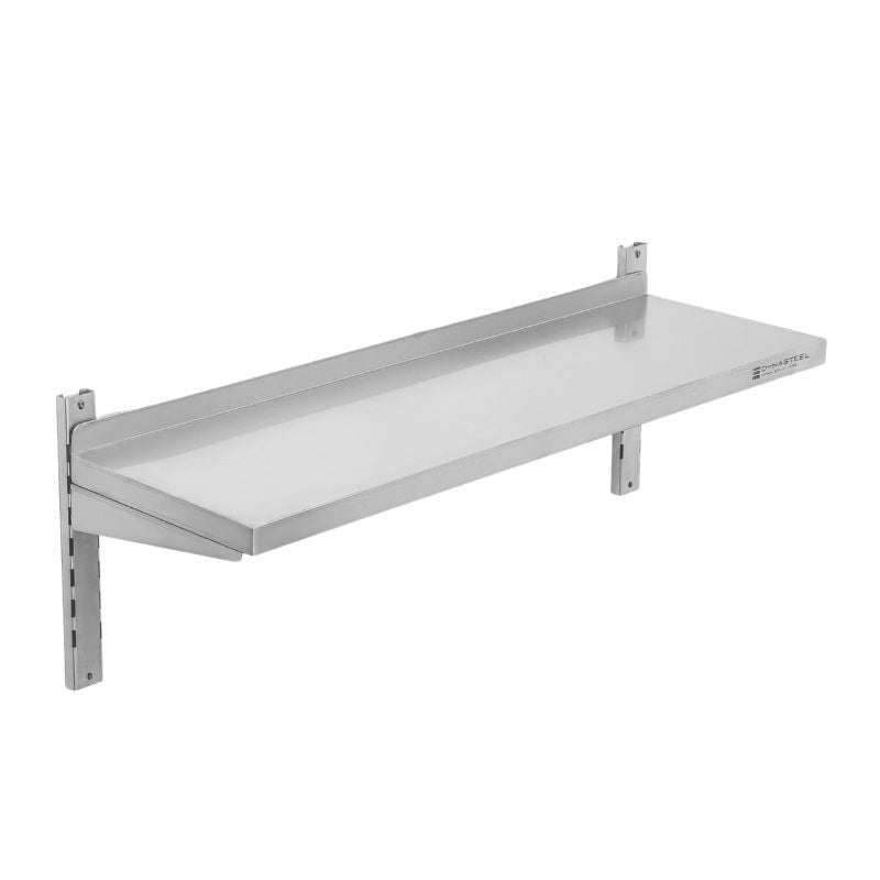 Etagère Murale en Inox sur Crémaillères - L 1200 x P 300 mm - vue 6
