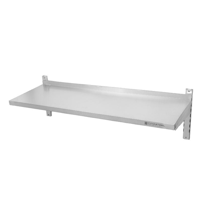 Etagère Murale en Inox sur Crémaillères - L 1200 x P 400 mm - vue 4