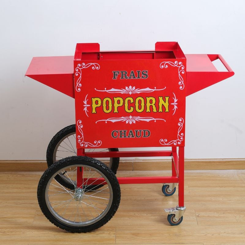 Chariot pour Machine à Pop Corn - Rouge - vue 4