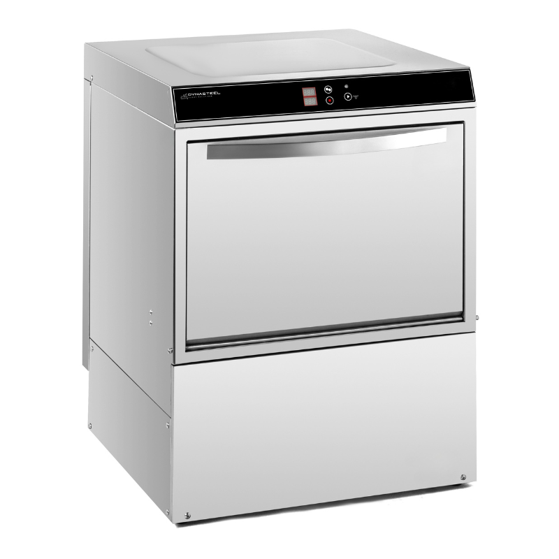 Lave-Vaisselle Professionnel avec Doseur de Liquide de Rinçage et Détergent et Pompe de Vidange - 50 x 50 cm - vue 9