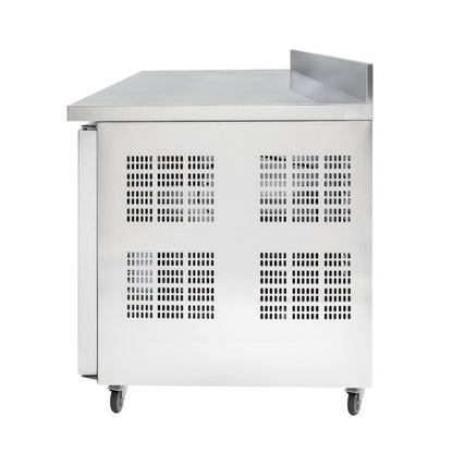 Table Réfrigérée 2 Portes GN1/1 - Profondeur 700 avec Dosseret - vue 8