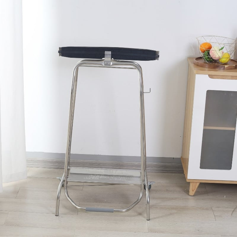 Porte Sac Poubelle Inox - 110 L - vue 9
