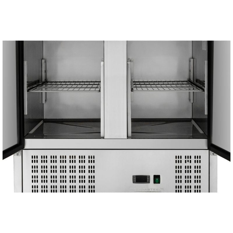 Saladette Compacte 2 Portes  - Avec Couvercle coulissant