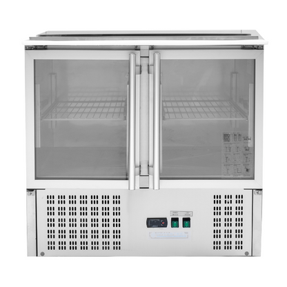 Saladette Compacte - 2 Portes Vitrées à Toit Ouvrant - vue 7
