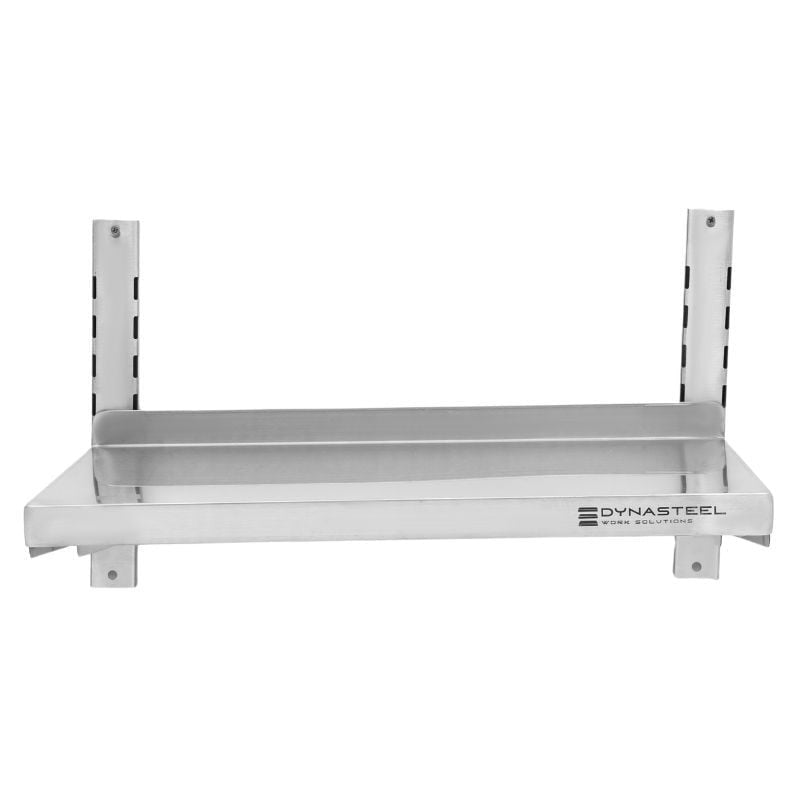 Etagère Murale en Inox sur Crémaillères - L 600 x P 400 mm - vue 2