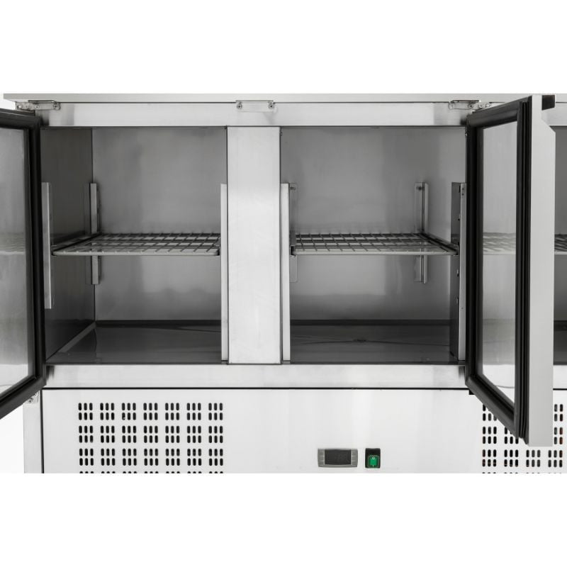 Saladette Compacte 3 Portes  - Avec Couvercle Coulissant - vue 3