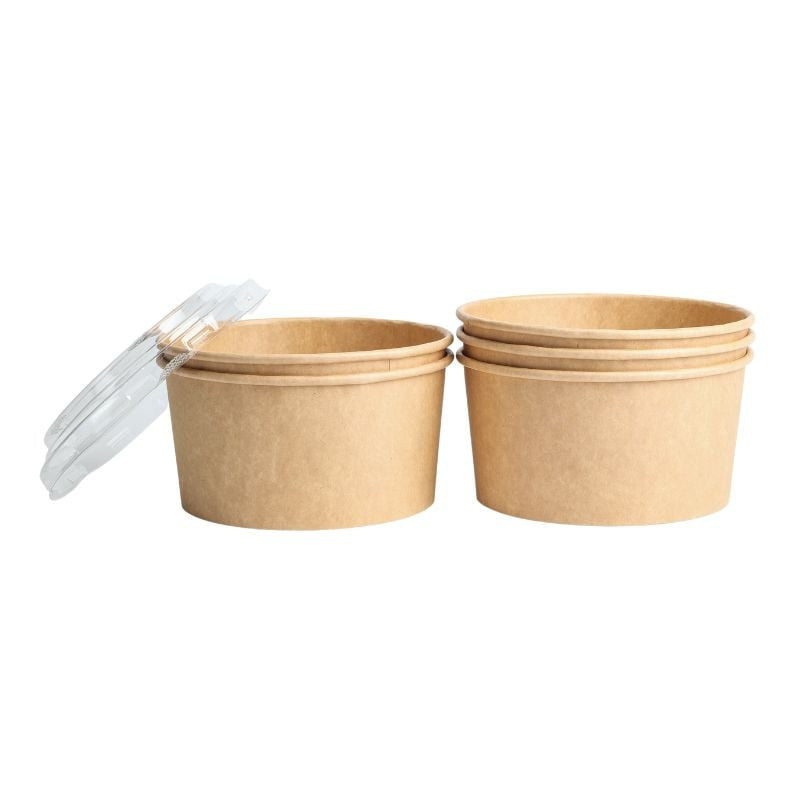 Bol à Salade Kraft - 1000 ml - Lot de 300 - vue 6