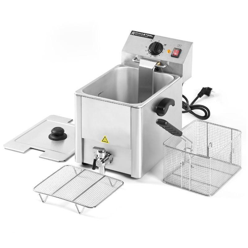 Friteuse Professionnelle 8 L avec Vidange - vue 9