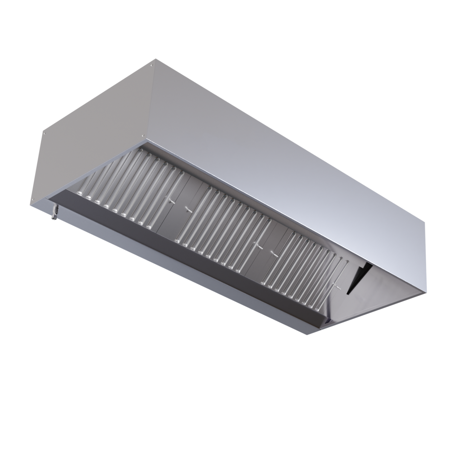 Hotte Cubique 1100 avec Led et Sans Moteur - Longueur 1400 - vue 7