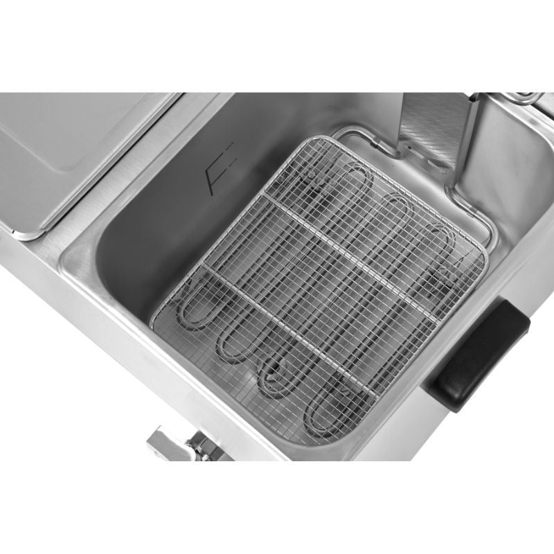 Friteuse Professionnelle 2 x 8 L avec Vidange - vue 6