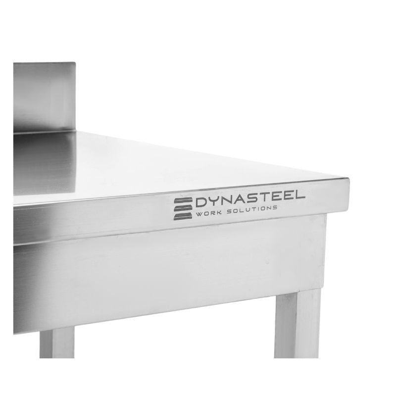 Table Inox avec Dosseret et Etagère - 1000 x 600 mm - vue 4