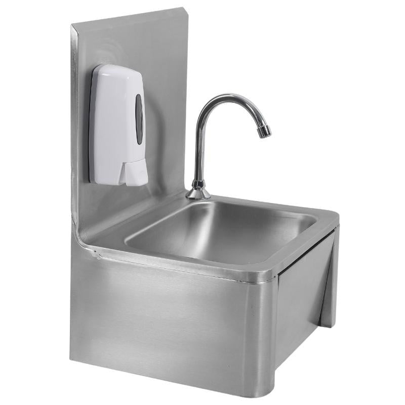 Lave Mains à Commande Fémorale en Inox - vue 3