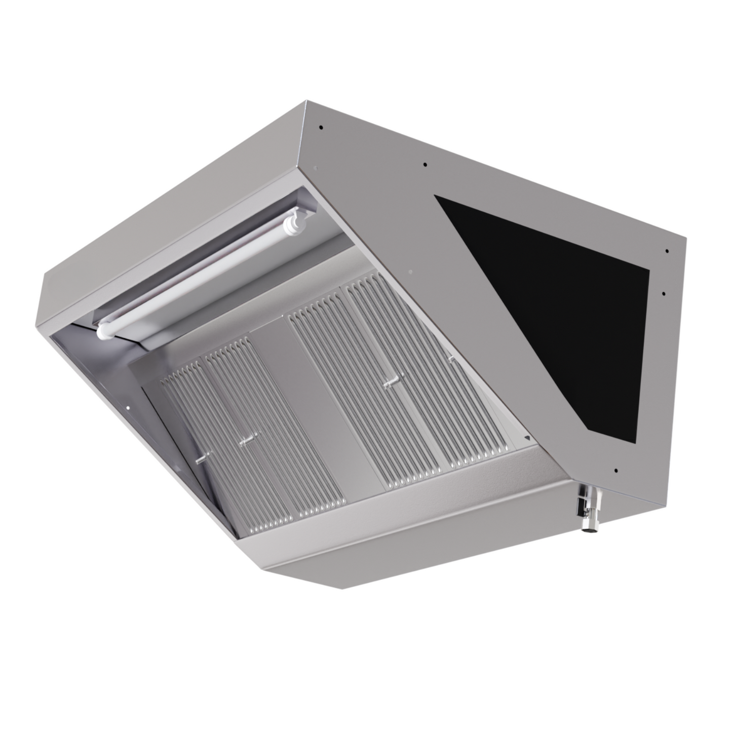 Hotte Snack Profondeur 900 avec Led et Sans Moteur -  Longueur 1200 - vue 3