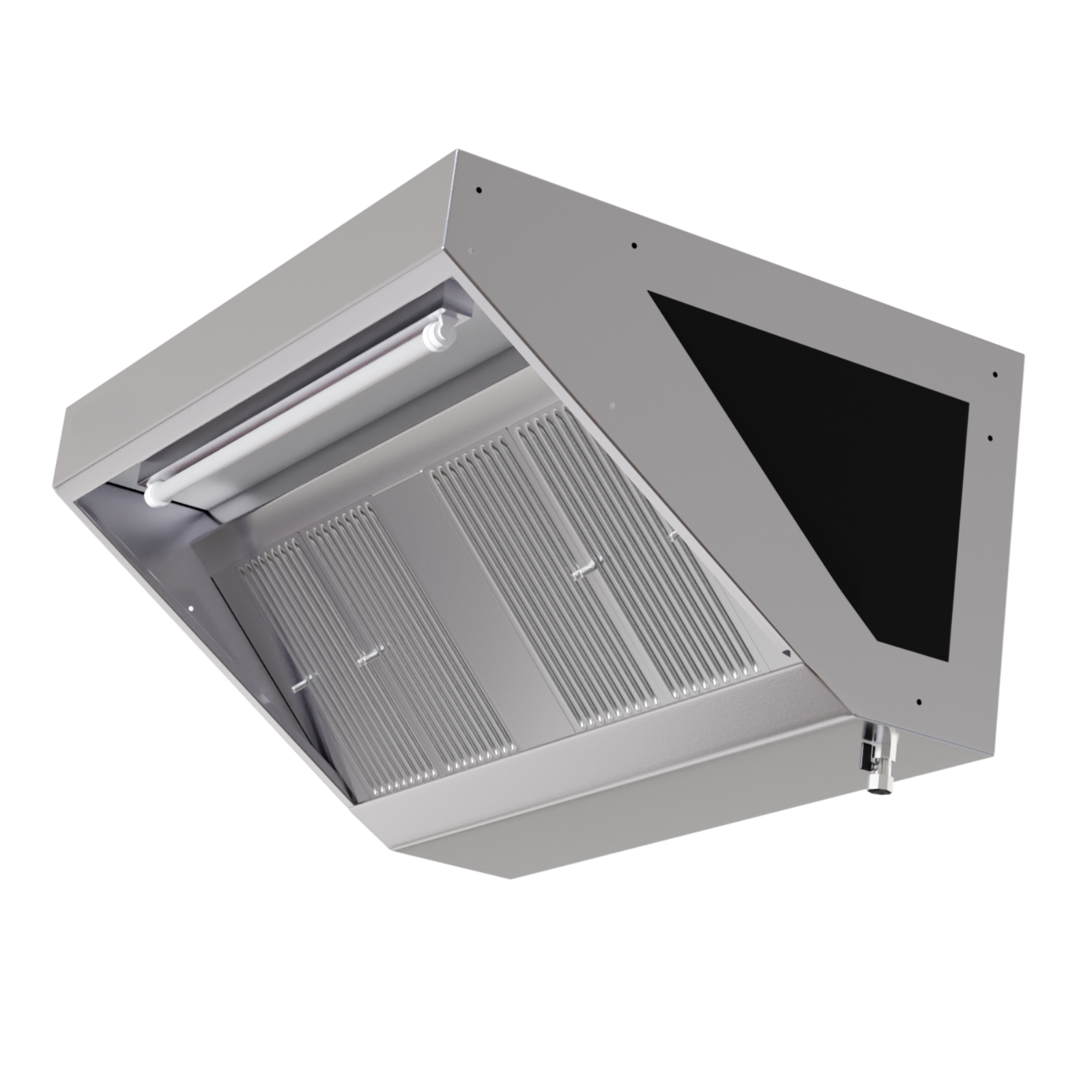 Hotte Snack Profondeur 900 avec Led et Sans Moteur -  Longueur 1200 - vue 3