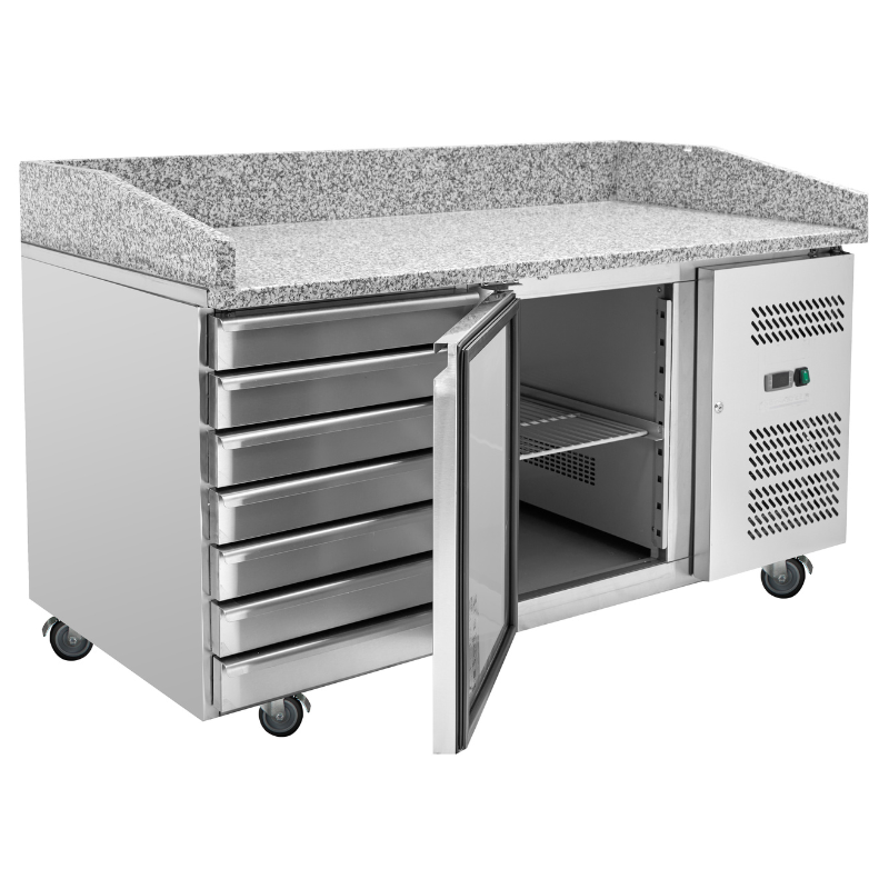 Meuble à Pizza 600x400 - 1 Porte et 7 Tiroirs - vue 4