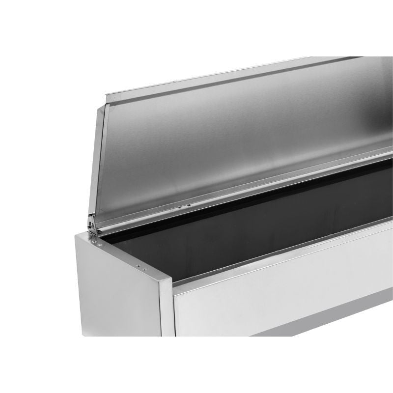 Saladette Réfrigérée à Poser Couvercle Inox - 6 x GN 1/4 - vue 2