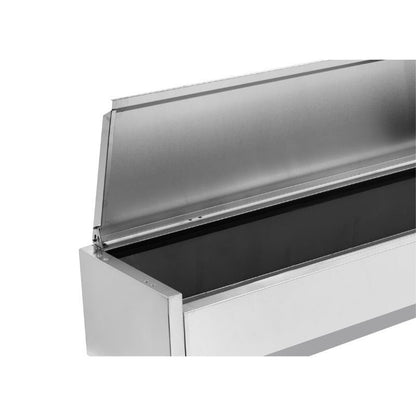 Saladette Réfrigérée à Poser Couvercle Inox - 6 x GN 1/4 - vue 2