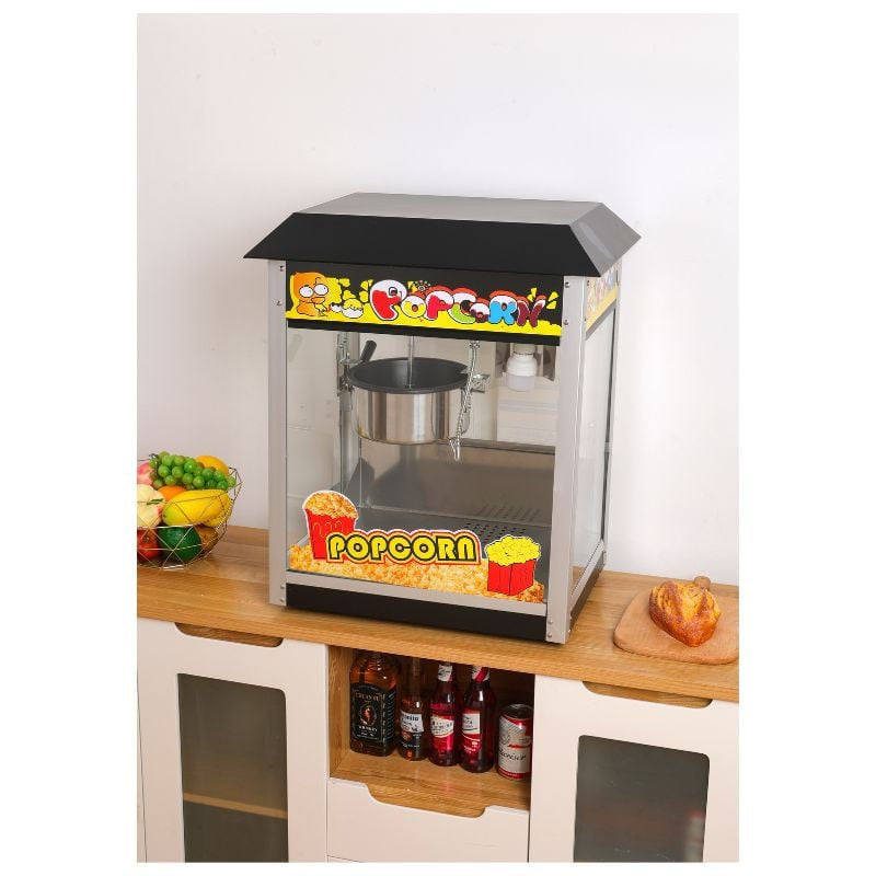 Machine à Pop-Corn Professionnelle - Noire - vue 7