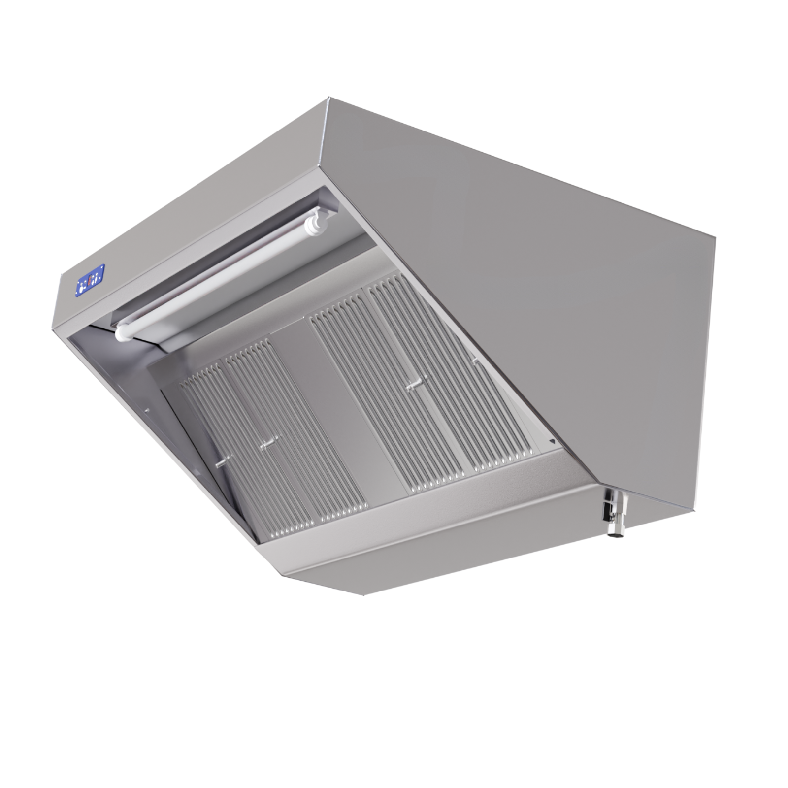 Hotte Snack Complète 900 -  Longueur 1200 - Avec Moteur, Led et Variateur