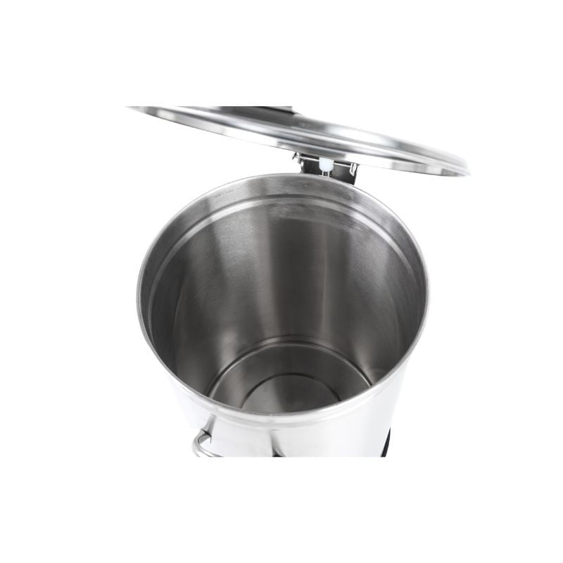 Poubelle Inox avec Pédale - 100 L - vue 4
