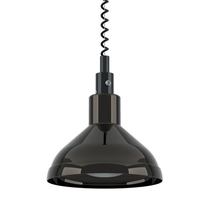 Lampe chauffante suspendue infrarouge Nickel noir laqué 230 V 3302RNN