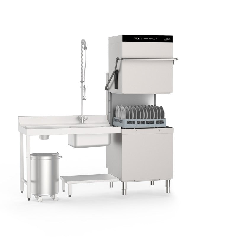 Lave-vaisselle à capot - NEOTECH - Panier 500 x 500 mm avec pompe de vidange - Poids 125 kg - Colged