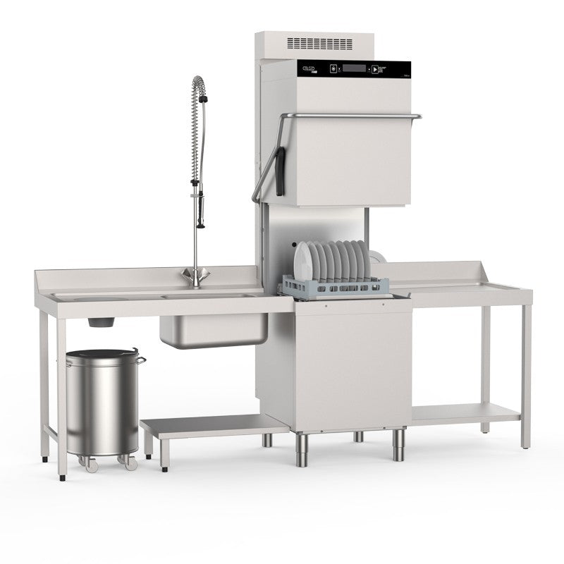 Lave-vaisselle à capot - TOPTECH - Panier 500 x 500 mm avec adoucisseur en continu - Hauteur 2283 mm - Colged