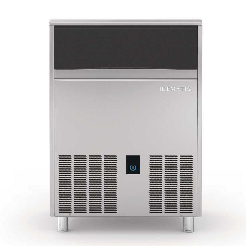 Machine à glaçons pleins à EAU avec réserve et pompe de vidange - 75 KG - Système à aspersion - Série C - Icematic