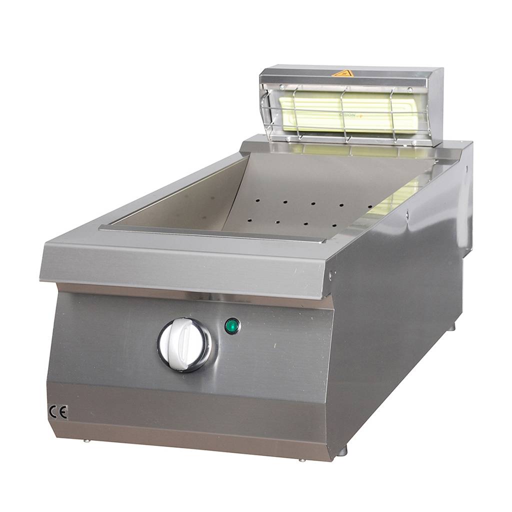 réchaud à frites - unité simple - profondeur 70 cm - électrique
