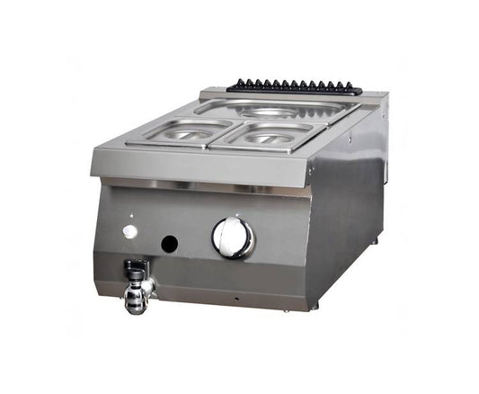 bain marie - unité simple - profondeur 70 cm - gaz