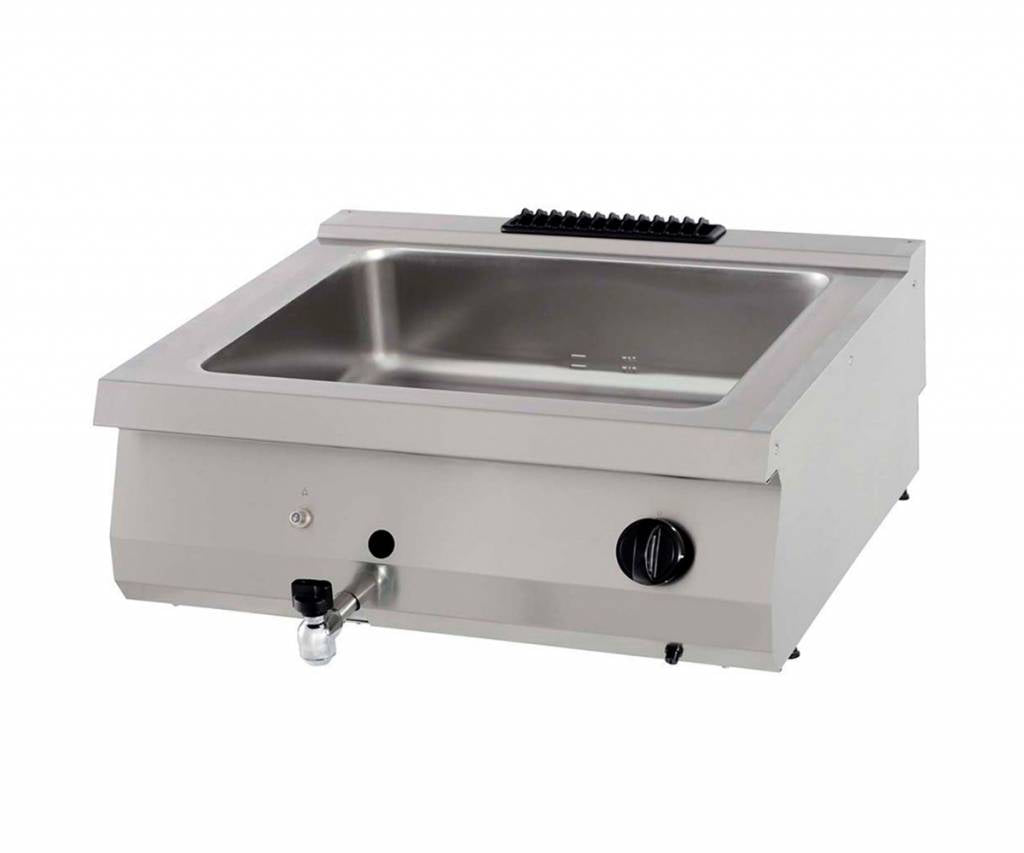 Heavy Duty bain marie - unité double - gaz