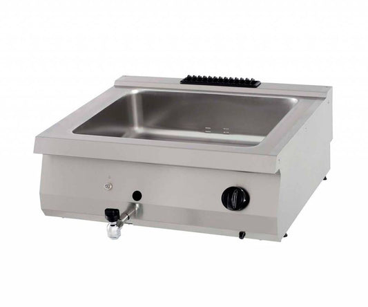 Heavy Duty bain marie - unité double - gaz