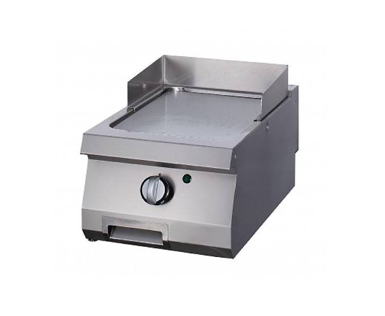 Plancha - chrome lisse - unité simple - profondeur 70 cm - gaz