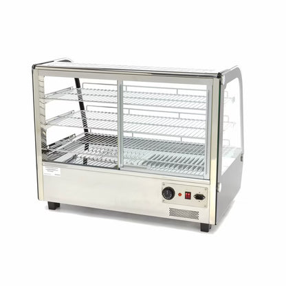 Vitrine chaude - 160 L - 85,6 cm - 3 étagères