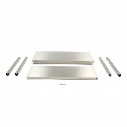 Table en acier inoxydable - 200 x 70 cm - hauteur réglable