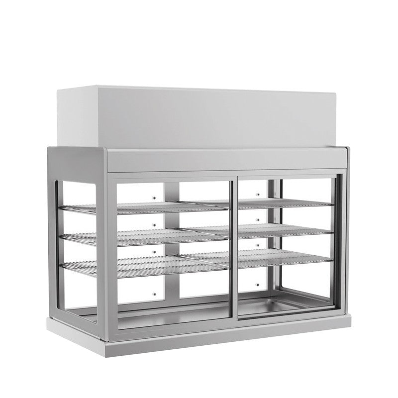 Meuble réfrigéré multi niveaux à poser - Sans décor - SELF-SERVICE 750 - Largeur 2175 mm - Nosem