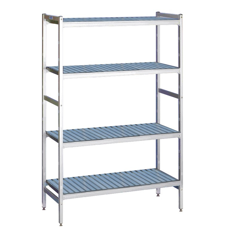 Rayonnage duralinox 4 niveaux - Prof. 460 mm x Larg. 1947 mm - Nosem