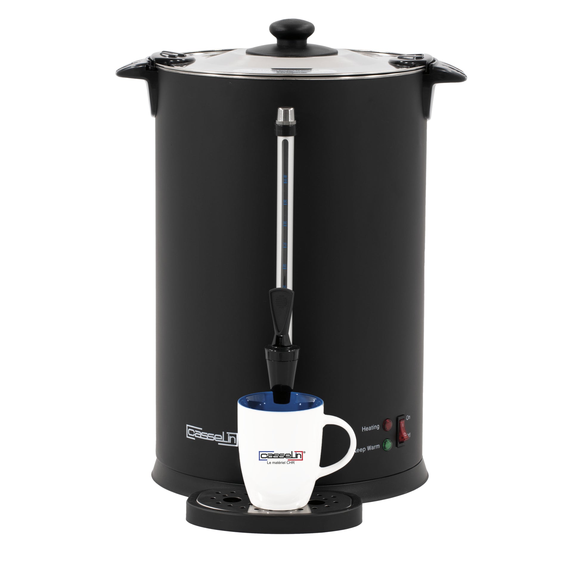 Percolateur à café 100 tasses noir mat Casselin CPC100N