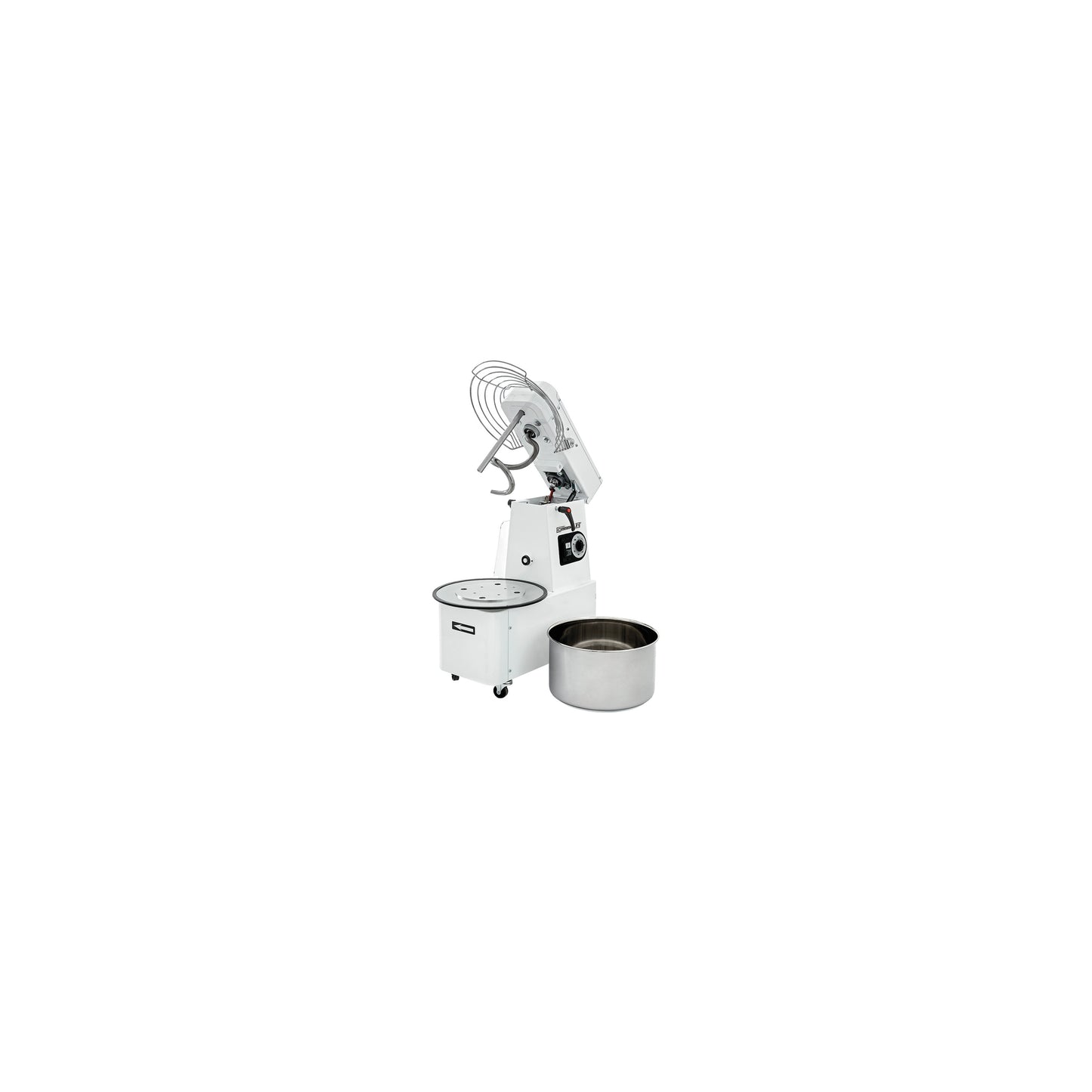Pétrin à spirale tête relevable et cuve amovible 2 vitesses 25Kg