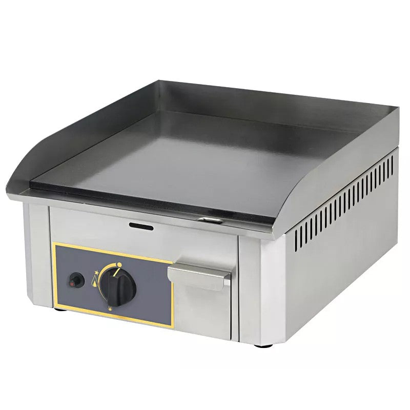 Plaque à snacker gaz lisse en inox - Puissance 2750 W - Furnotel